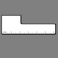 6" Ruler W/ Rectangle 1 5/8"x1 7/8"